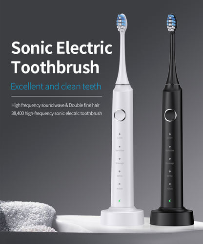 Brosse à Dents Électrique NOVURA™ – Design Élégant & Blanchiment Sonic