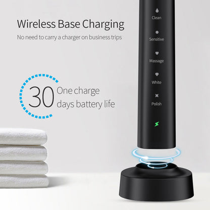 Brosse à Dents Électrique NOVURA™ – Design Élégant & Blanchiment Sonic