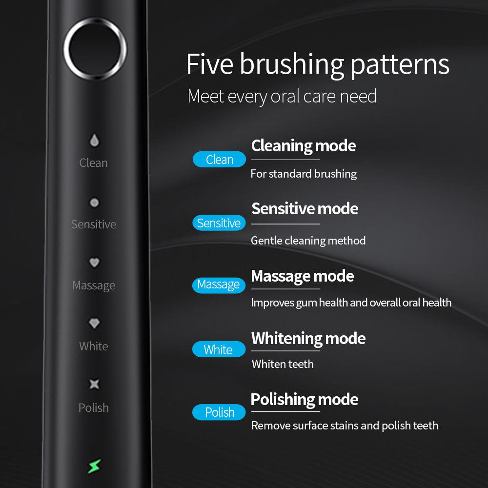 Brosse à Dents Électrique NOVURA™ – Design Élégant & Blanchiment Sonic